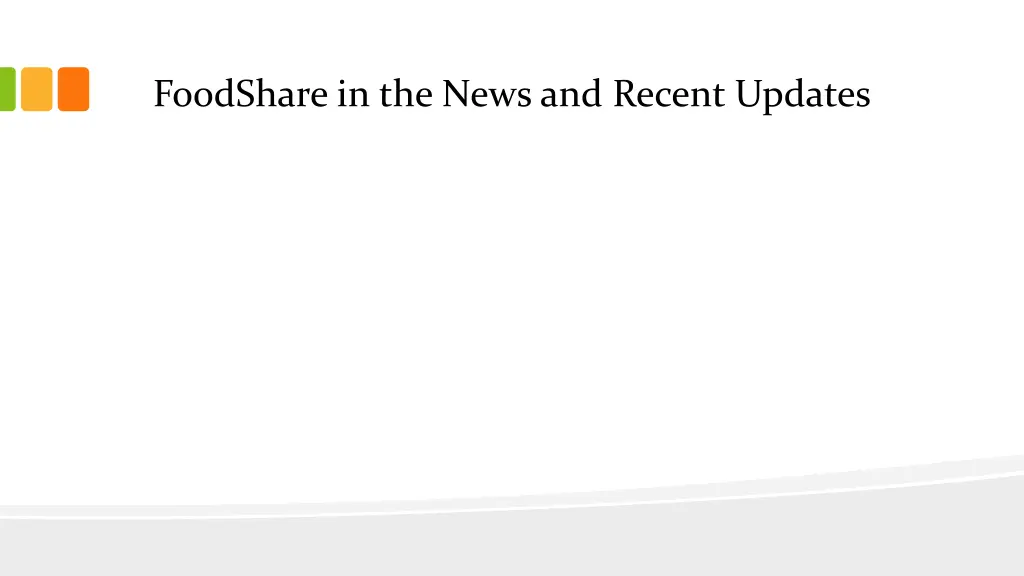 foodshare in the news and recent updates