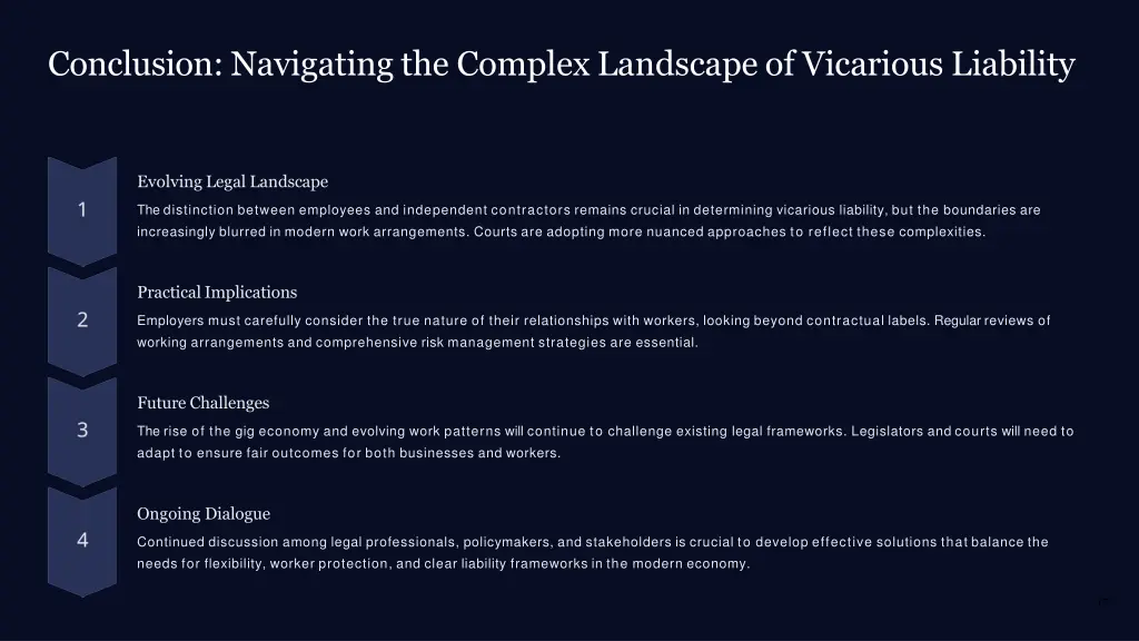 conclusion navigating the complex landscape