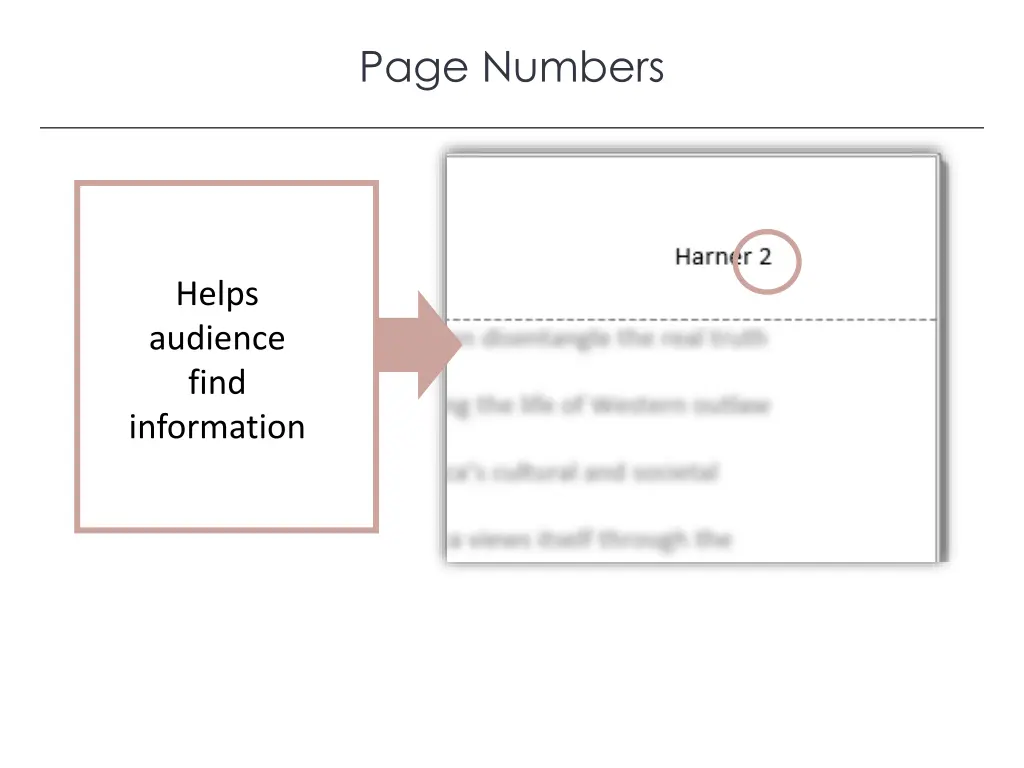 page numbers