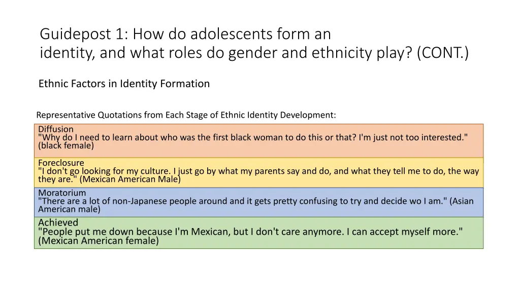 guidepost 1 how do adolescents form an identity 3
