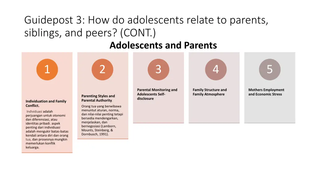 guidepost 3 how do adolescents relate to parents 1
