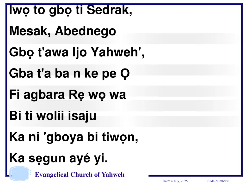 iw to gb ti sedrak mesak abednego