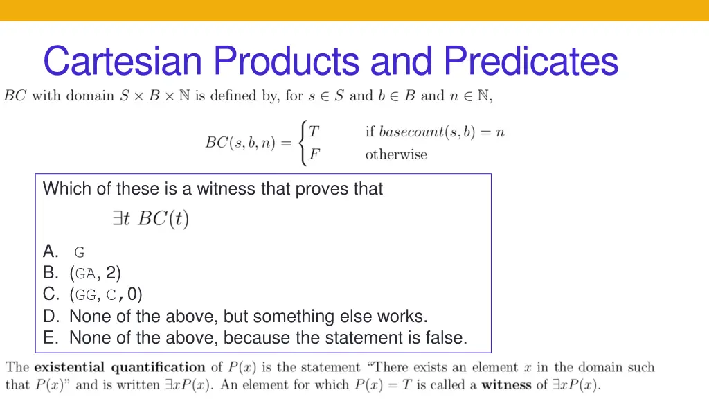 cartesian products and predicates 1