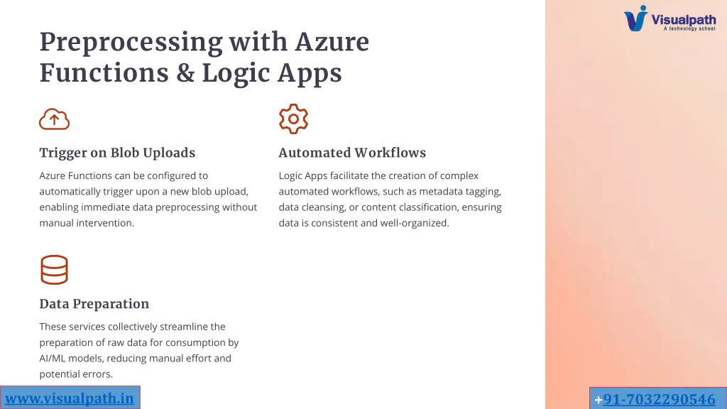 preprocessing with azure functions logic apps