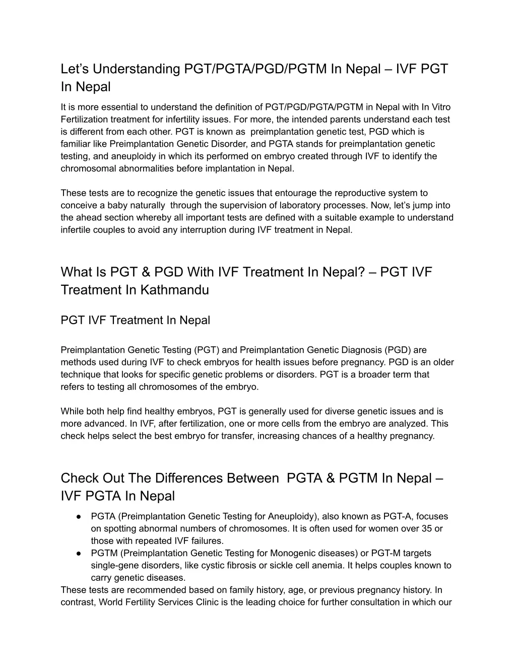 let s understanding pgt pgta pgd pgtm in nepal