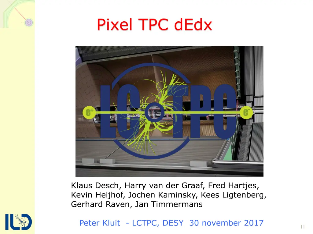 pixel tpc dedx