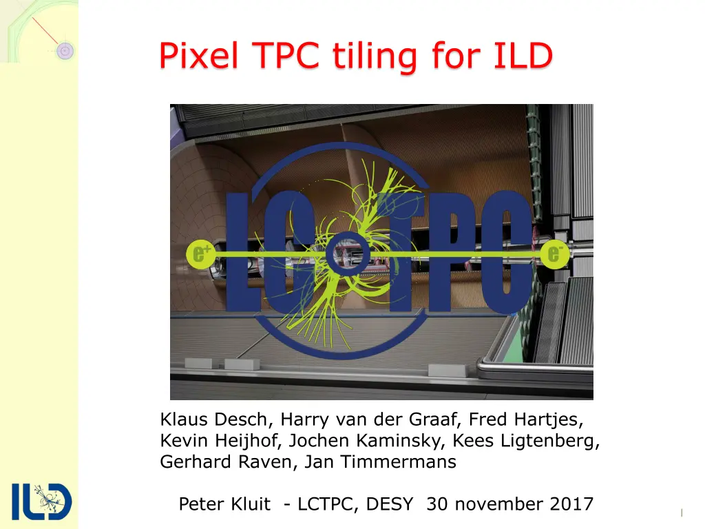 pixel tpc tiling for ild