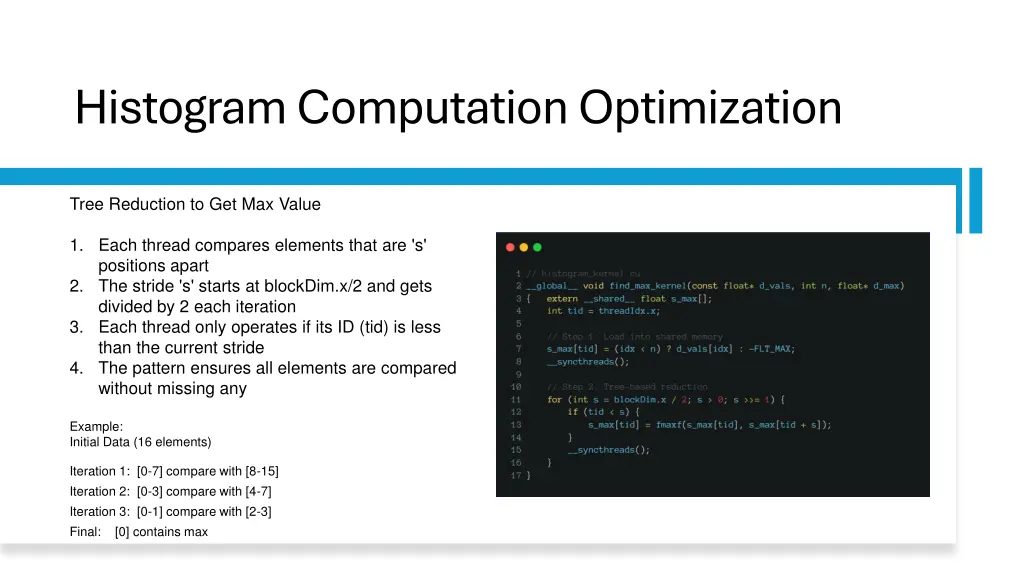 histogram computation optimization 1