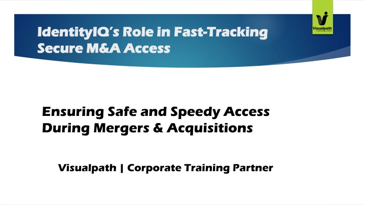 identityiq s role in fast identityiq s role