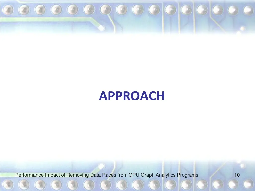 approach