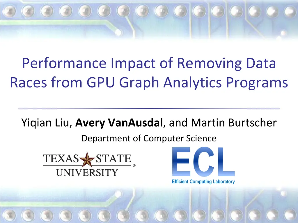 performance impact of removing data races from