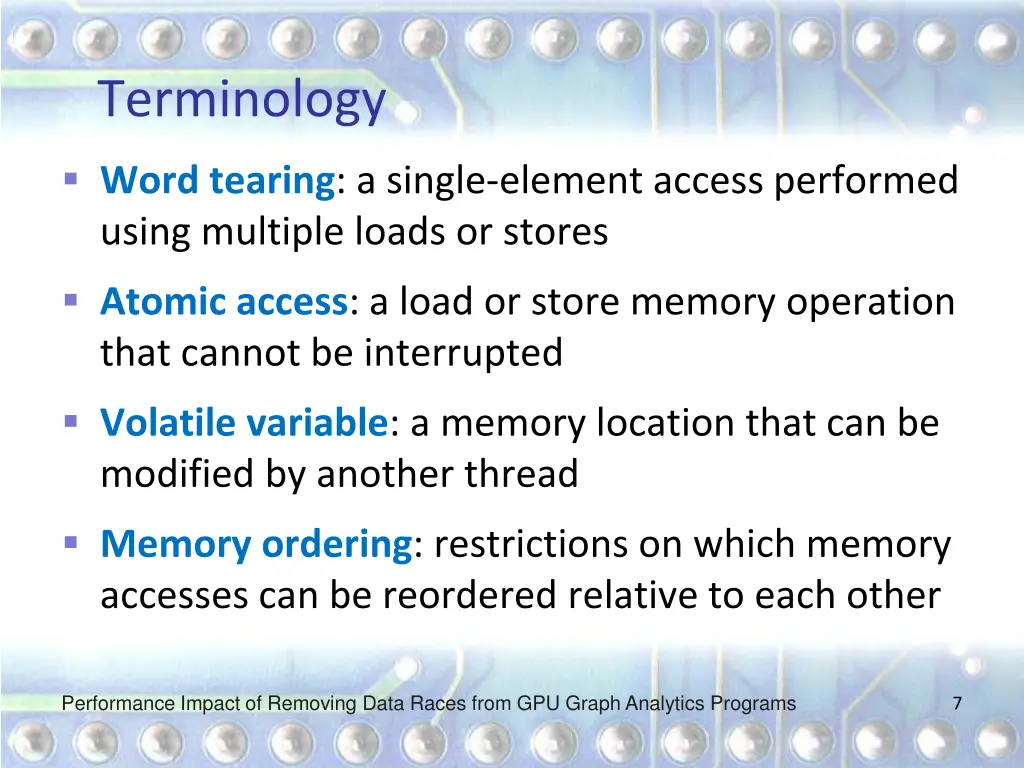 terminology