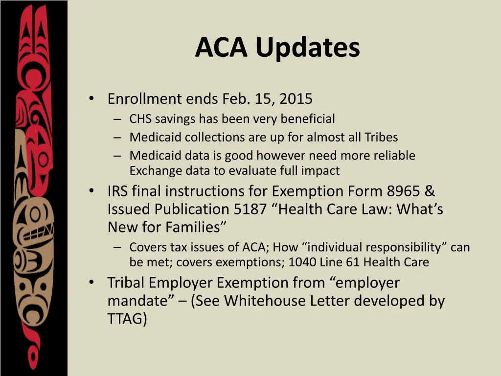 aca updates