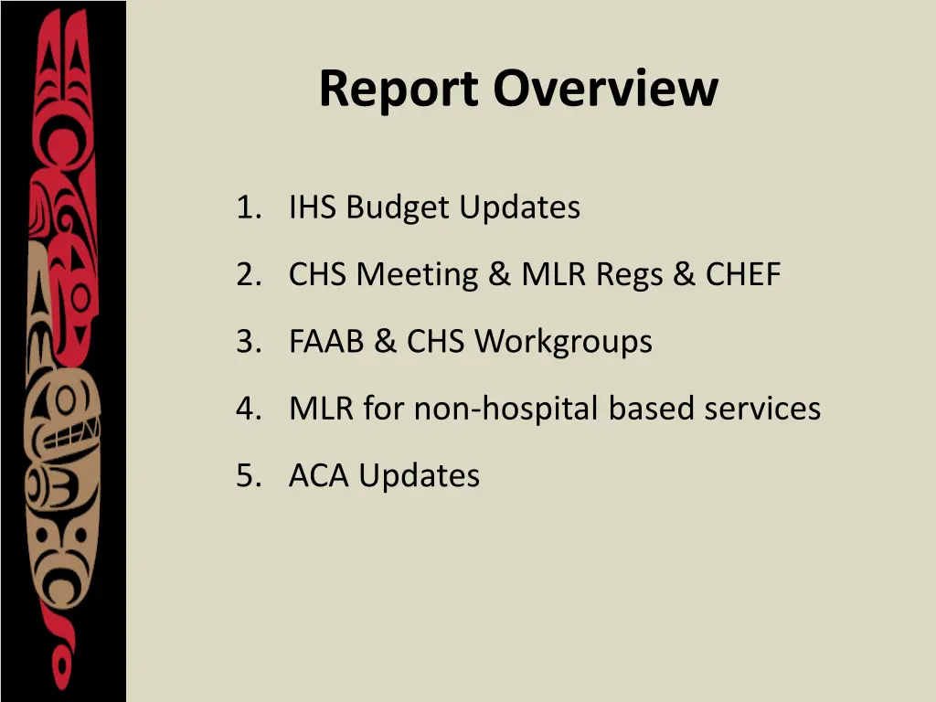 report overview