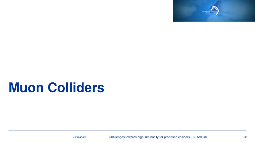 muon colliders