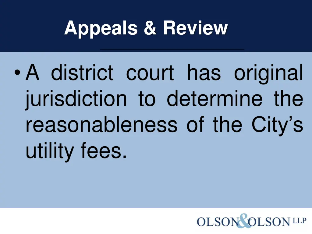 appeals review