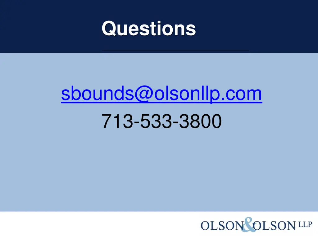questions