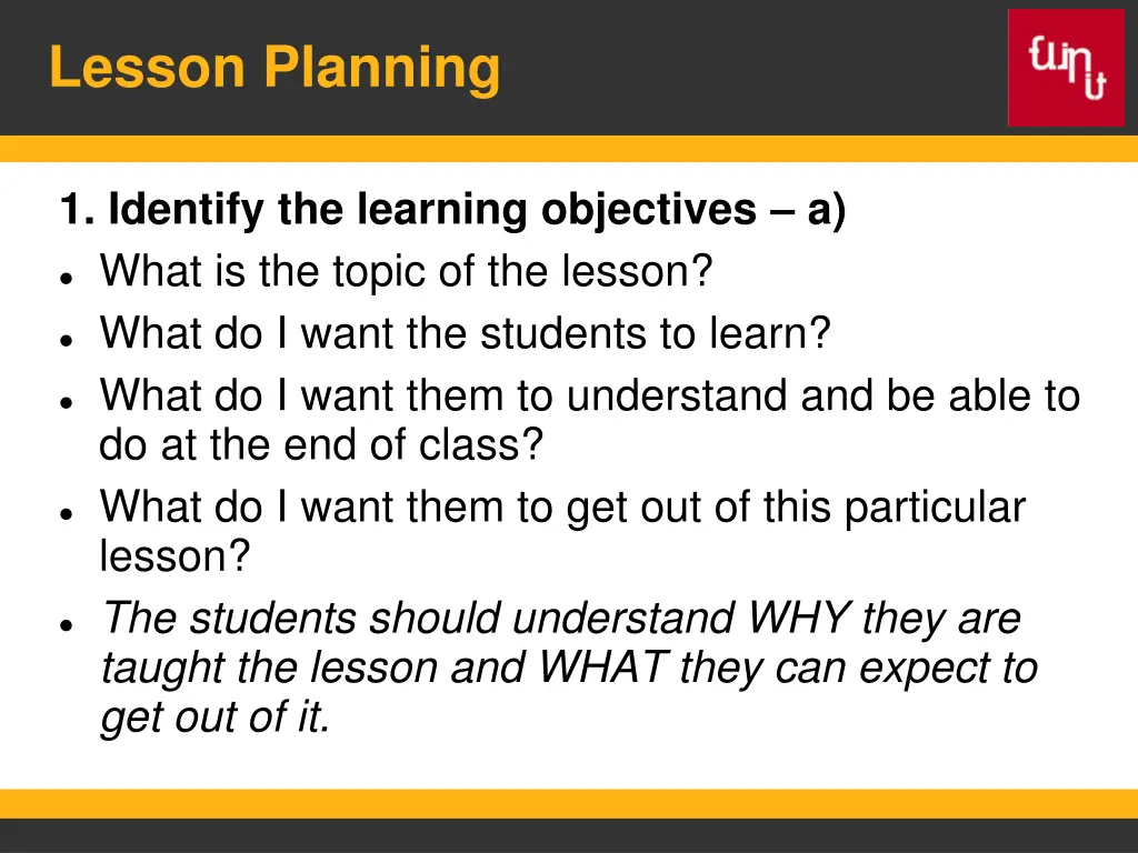 lesson planning 2