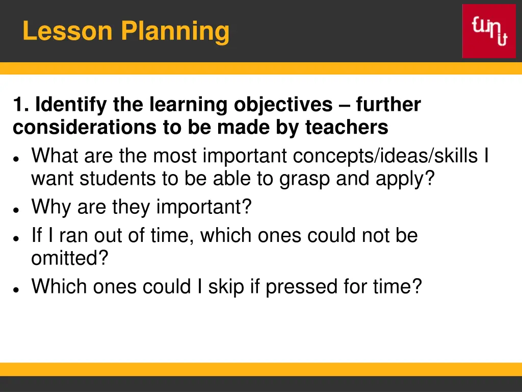 lesson planning 3