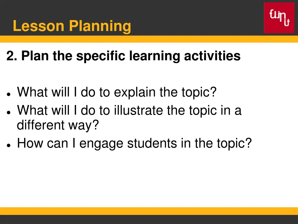 lesson planning 4