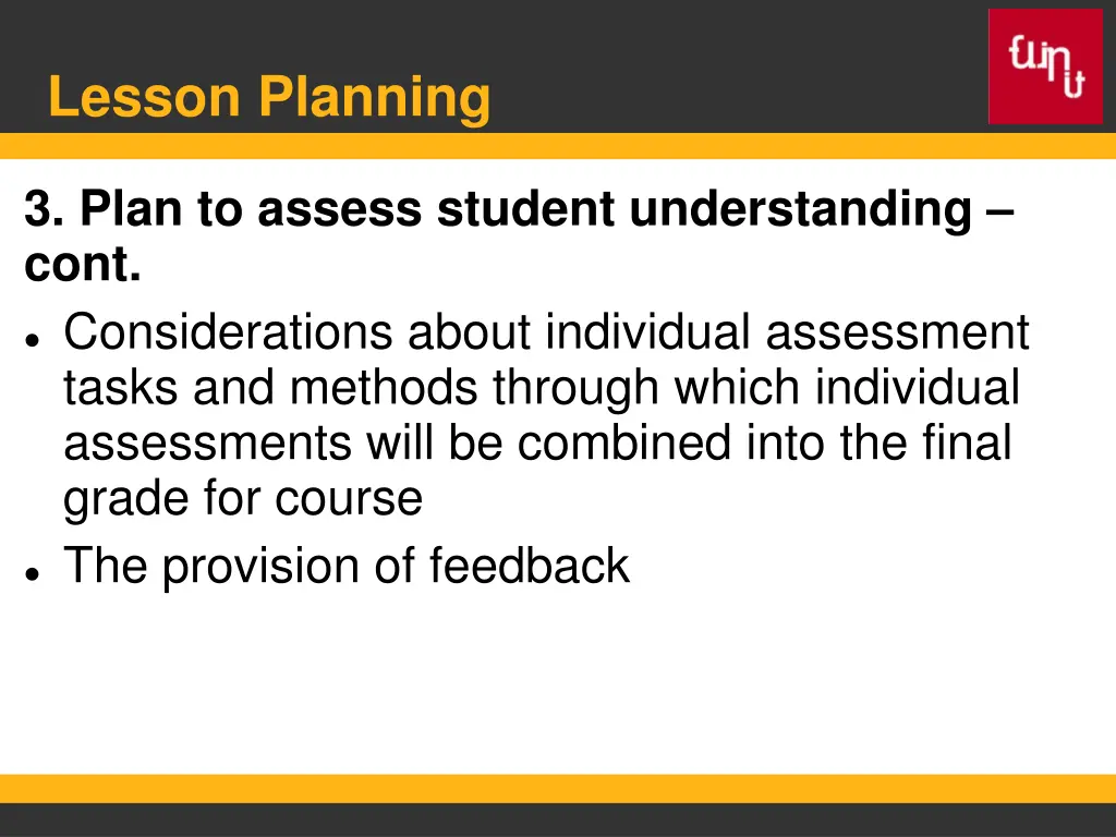 lesson planning 7
