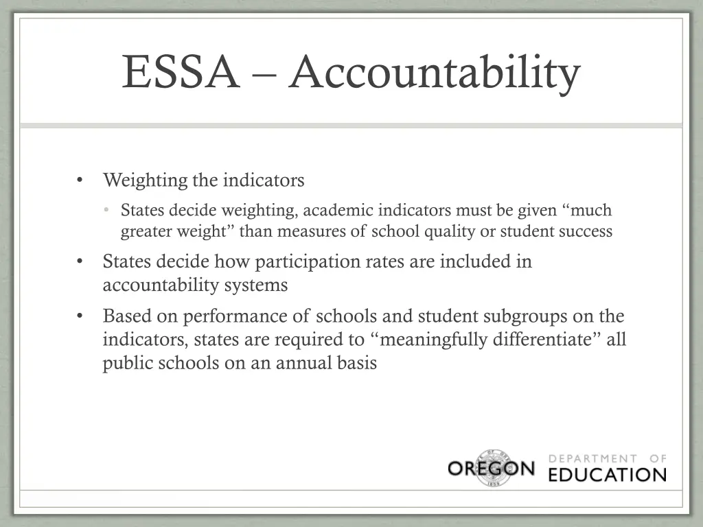 essa accountability 1