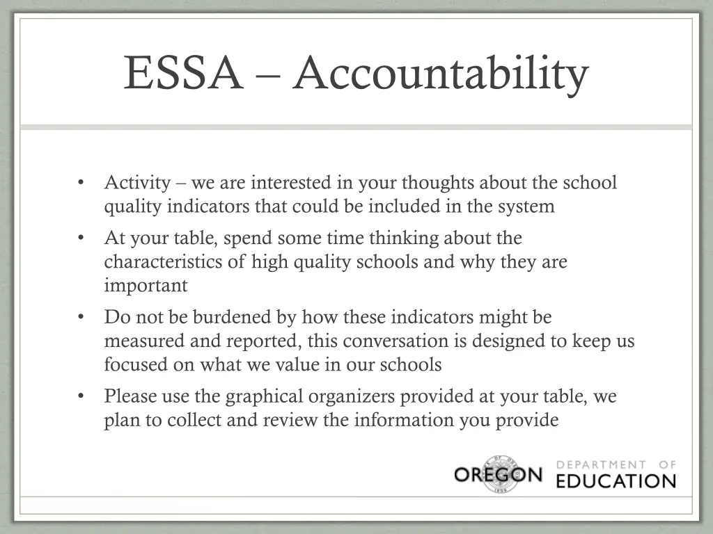 essa accountability 2