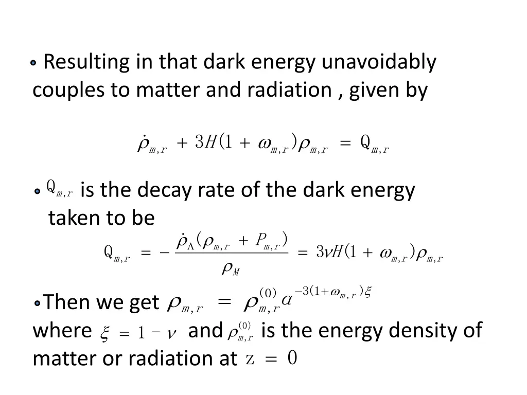 resulting in that dark energy unavoidably couples