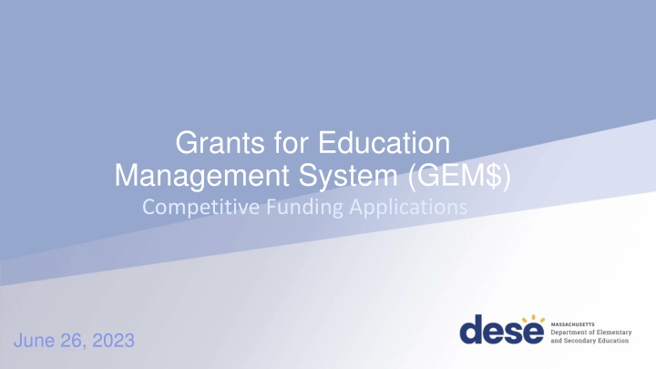 grants for education management system