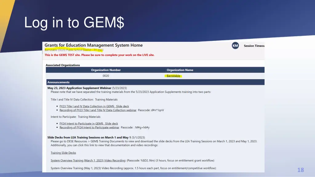 log in to gem