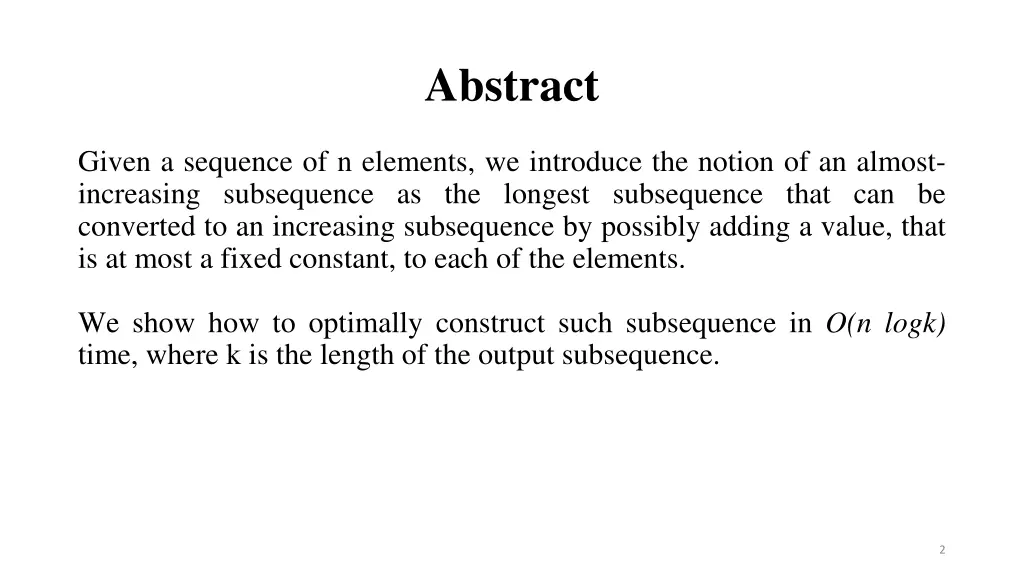 abstract