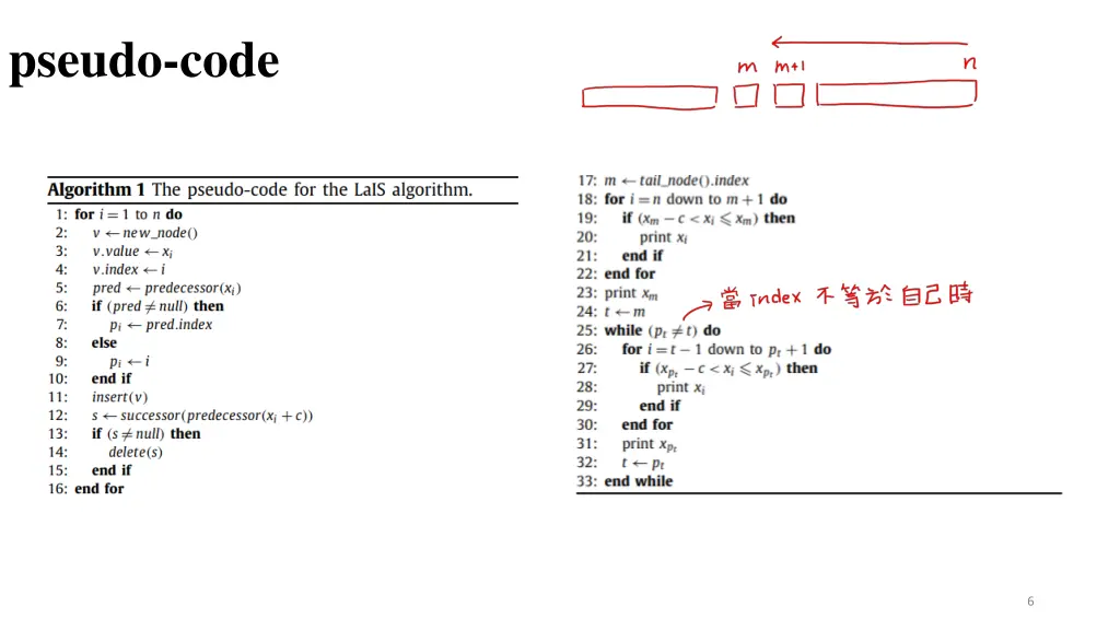 pseudo code