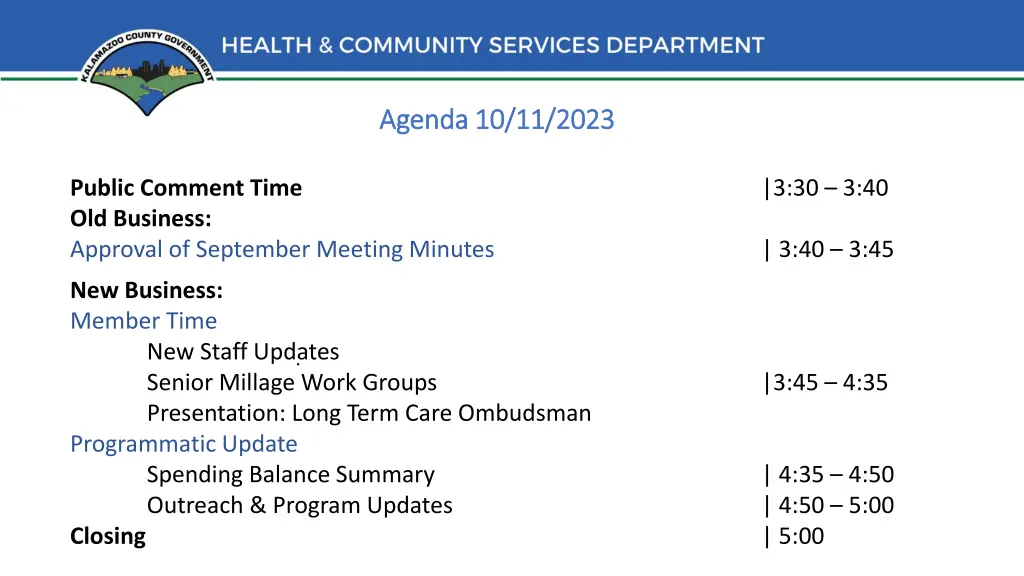 agenda 10 11 2023 agenda 10 11 2023