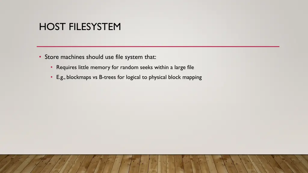host filesystem