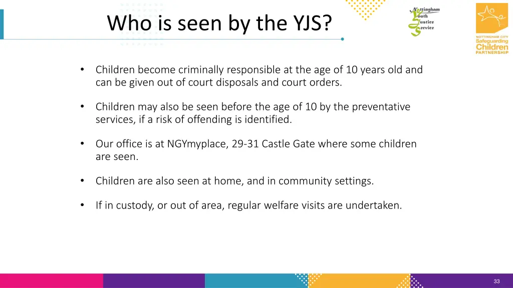 who is seen by the yjs