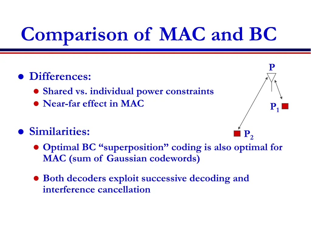 comparison of mac and bc