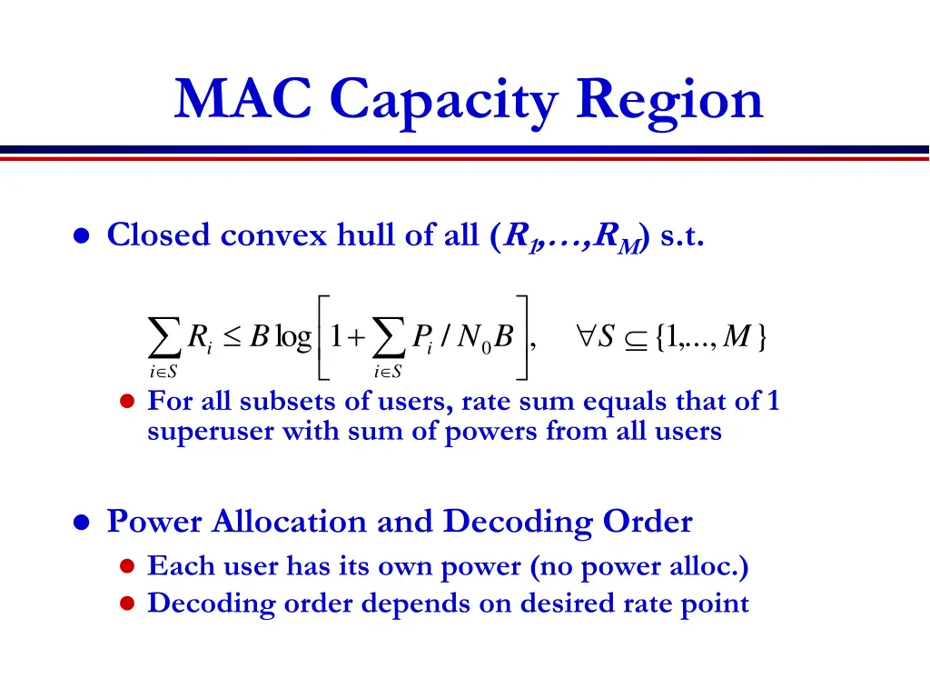 mac capacity region