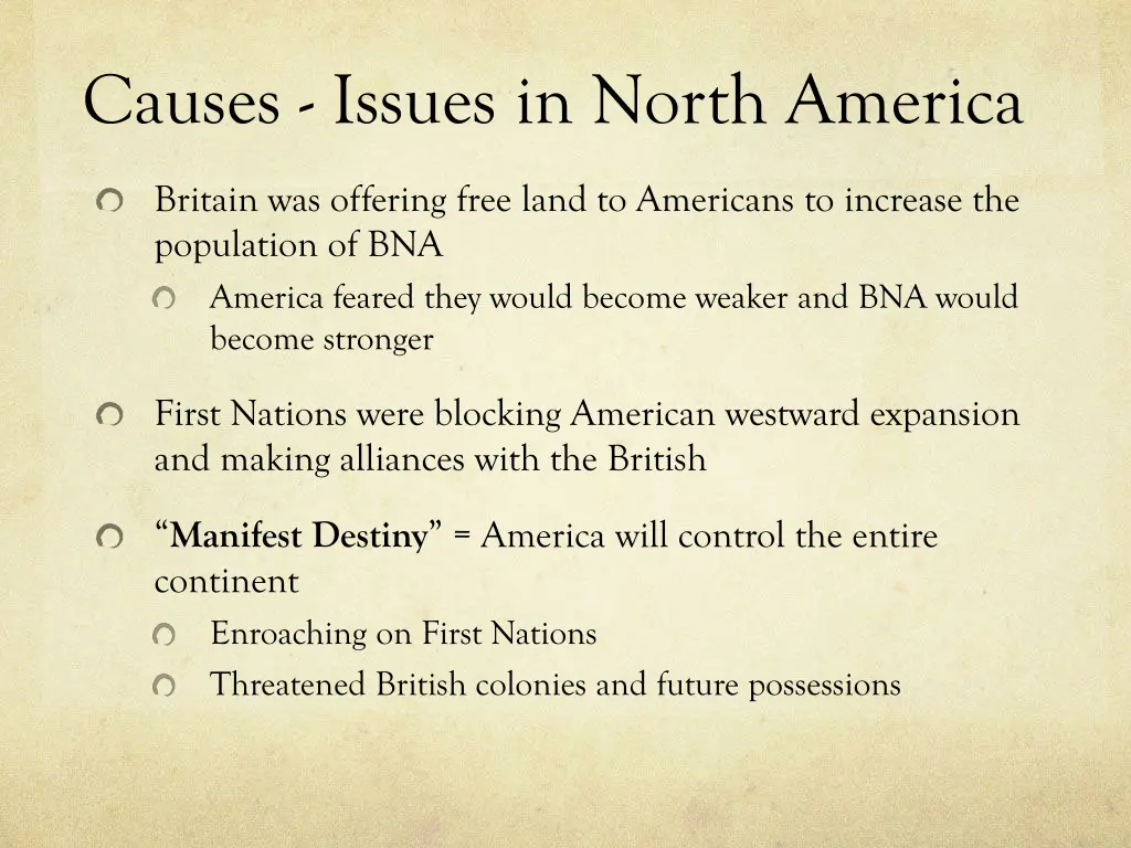 causes issues in north america