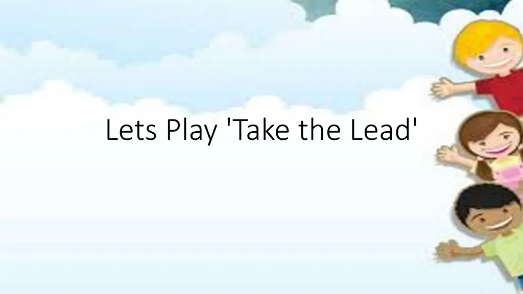 lets play take the lead