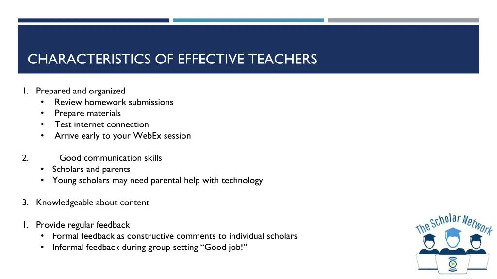 characteristics of effective teachers