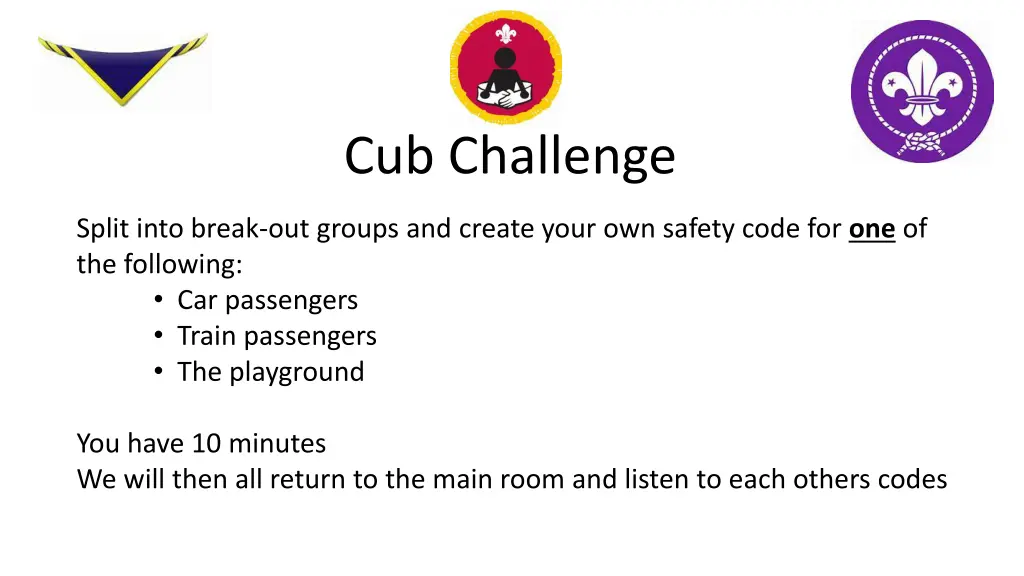 cub challenge