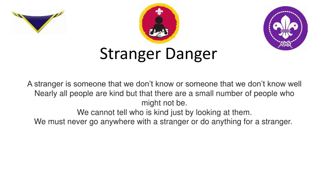 stranger danger
