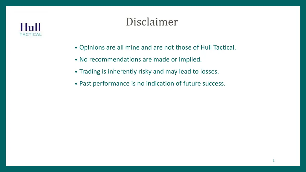 disclaimer