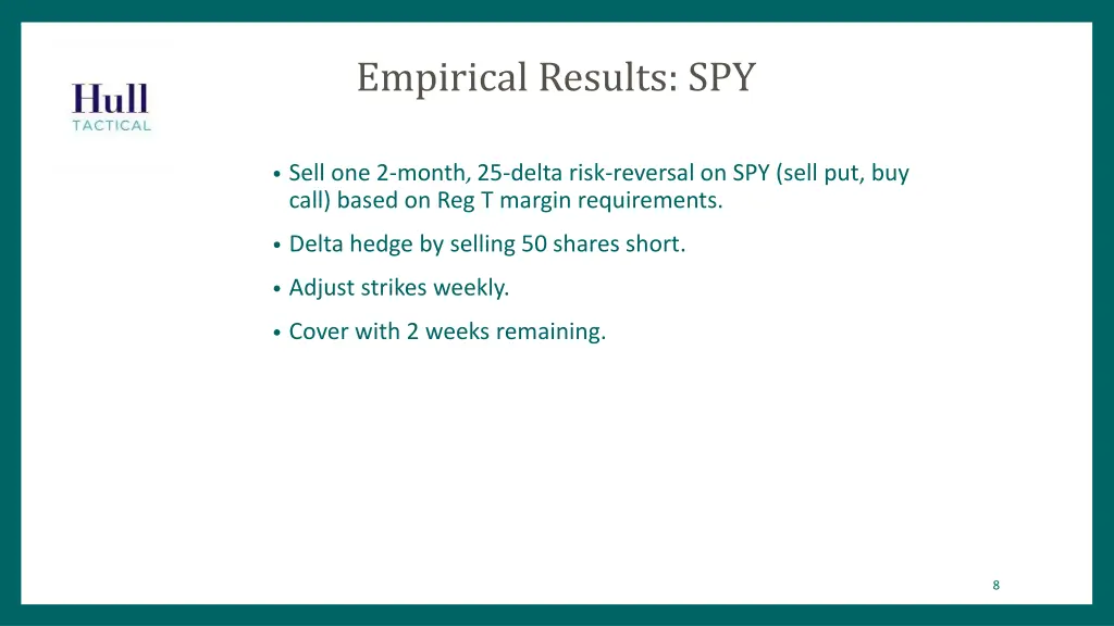 empirical results spy