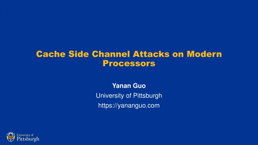 cache side channel attacks on modern processors