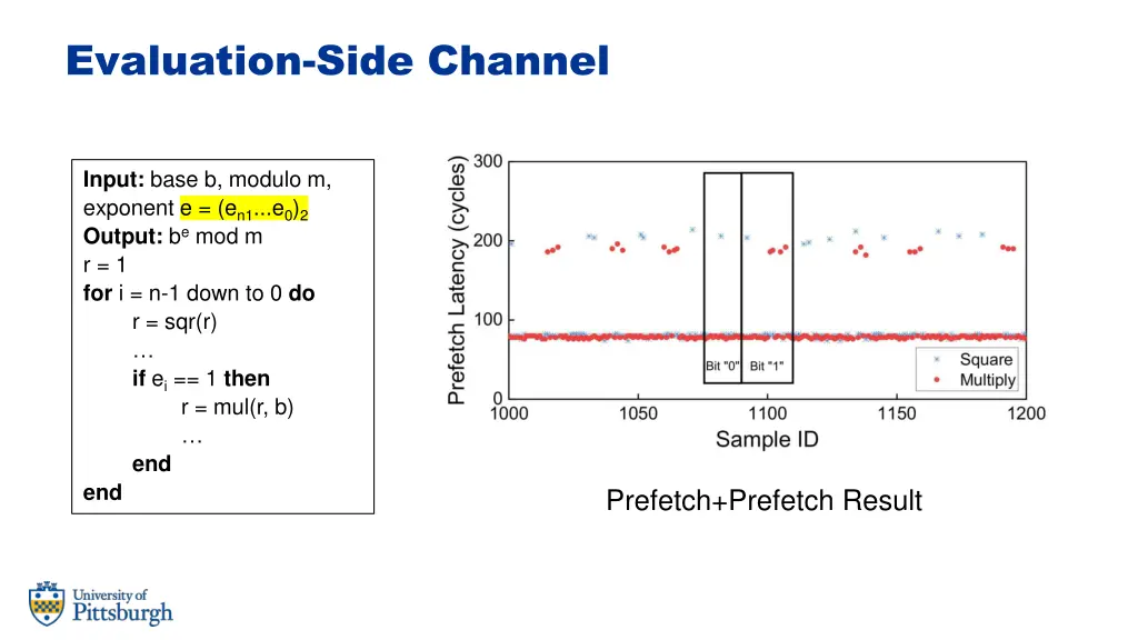 evaluation side channel