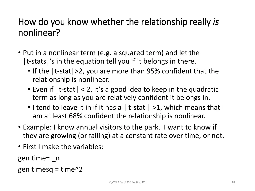 how do you know whether the relationship really