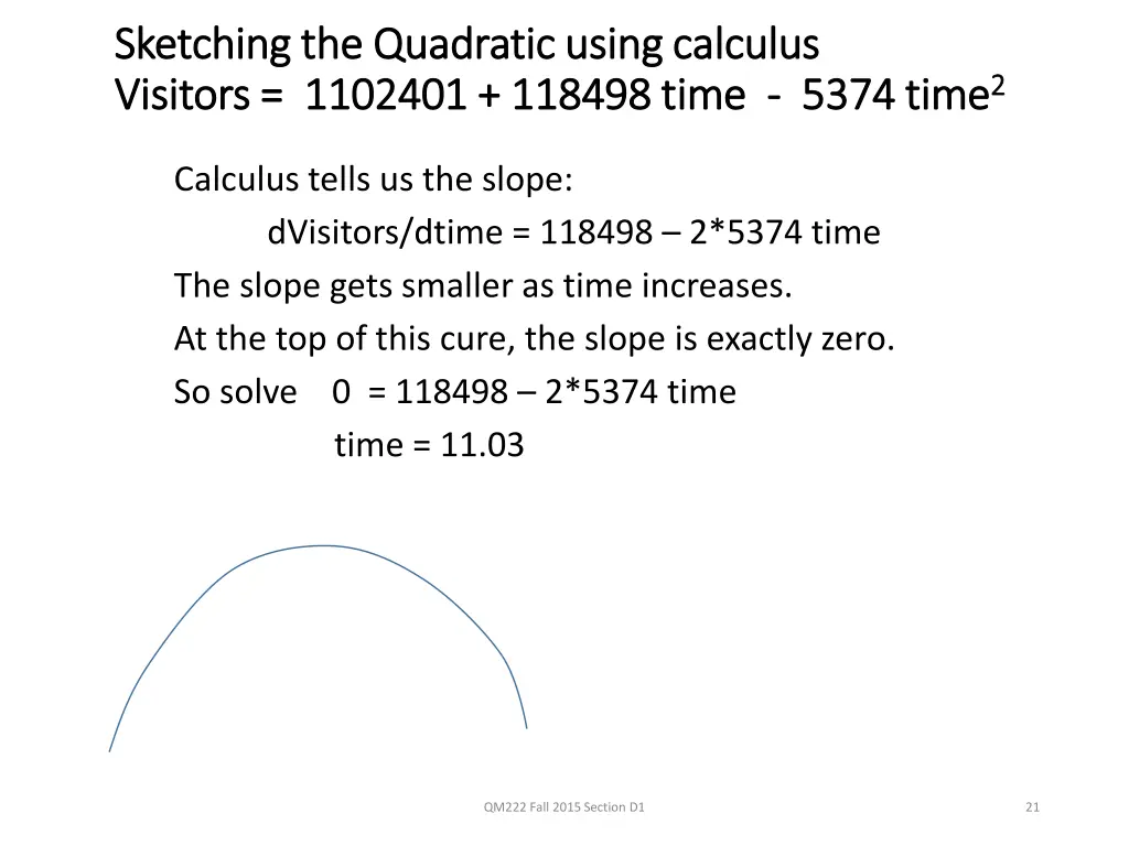 sketching the quadratic sketching the quadratic 1
