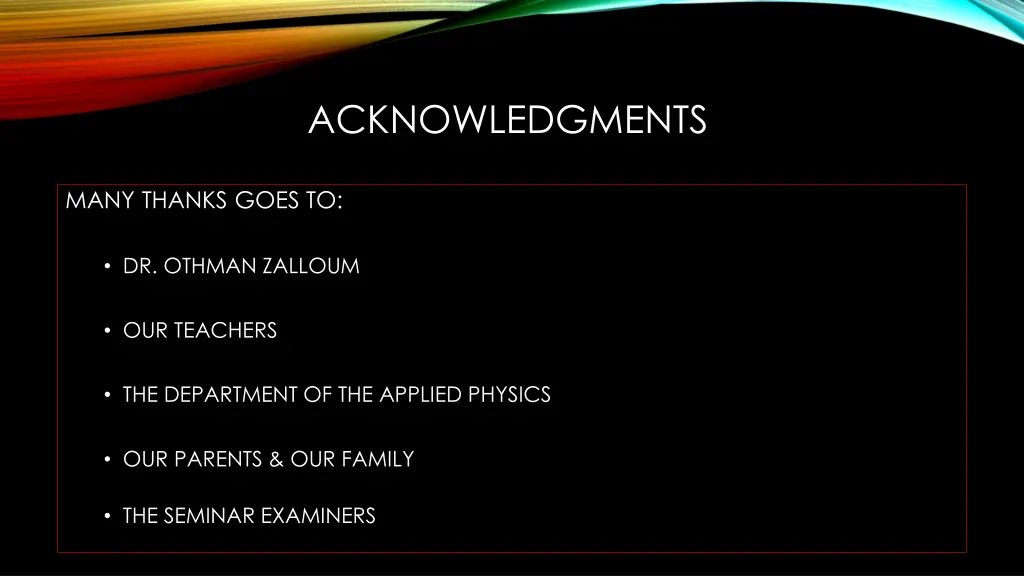 acknowledgments