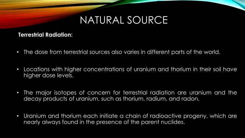 natural source